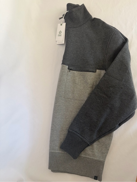 tasc Other - Tasc Men’s Two-Tone Gray Quarter Zip Pullover